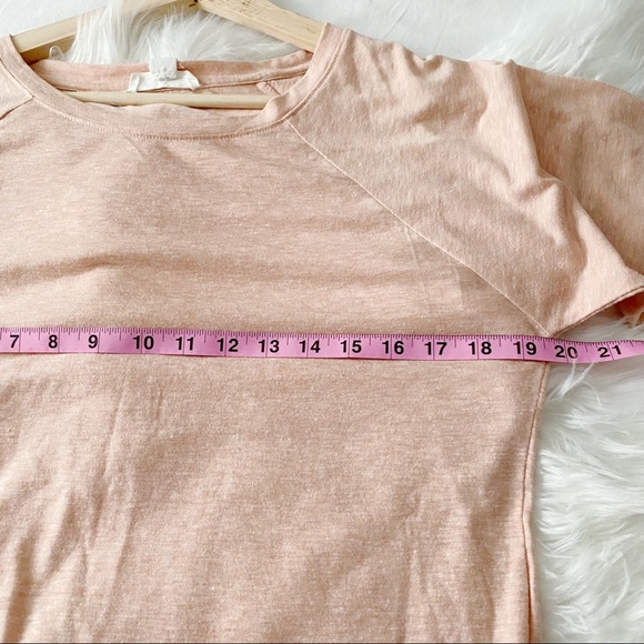 Pink • Marled Raglan Tee - Picture 4 of 7